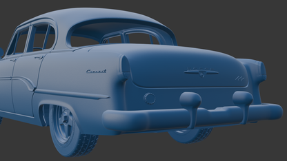 DODGE CORONET 1954 FOUR DOORS 3D PRINT MODEL