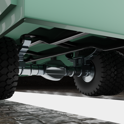 STL FILE CHEVROLET COE TRUCK 1949 V2 - ARTISTIT