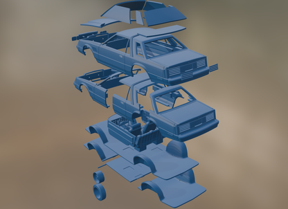 DODGE MIRADA 440 1980 3D PRINT MODEL
