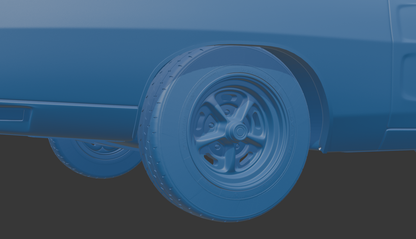 STL FILE Dodge Charger Daytona 1969 3D PRINT MODEL - ARTISTIT