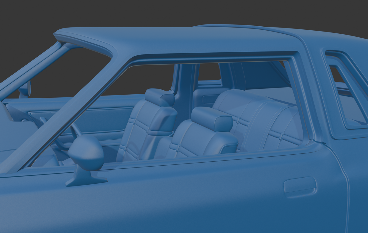 CHRYSLER CORDOBA 300 1979 3D PRINT MODEL