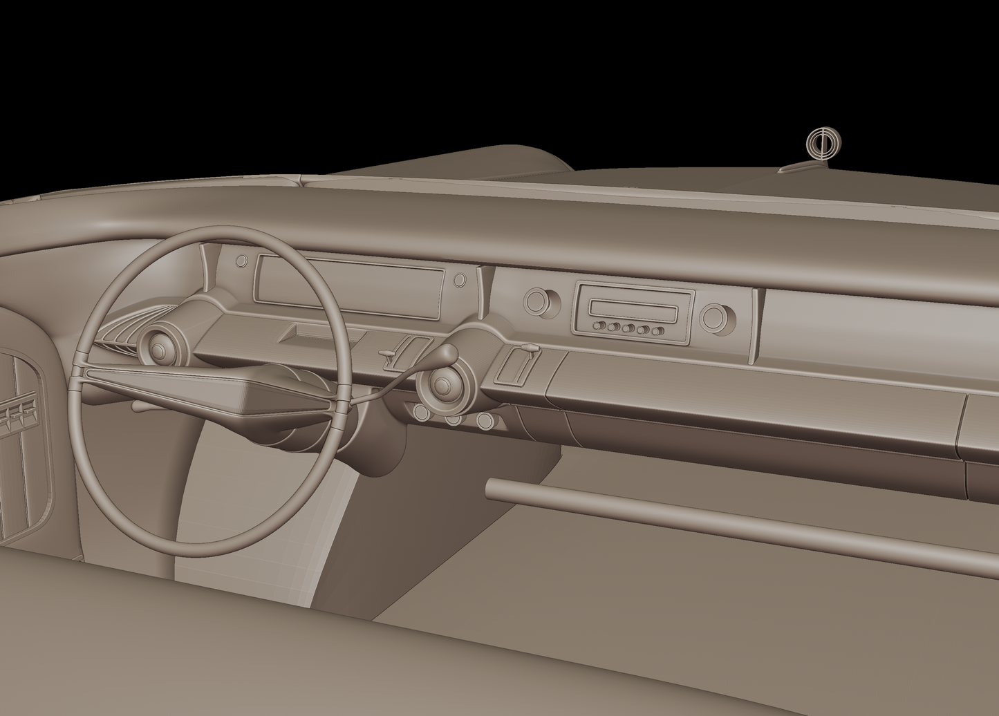 Buick Century Caballero Wagon 1957 3d print model