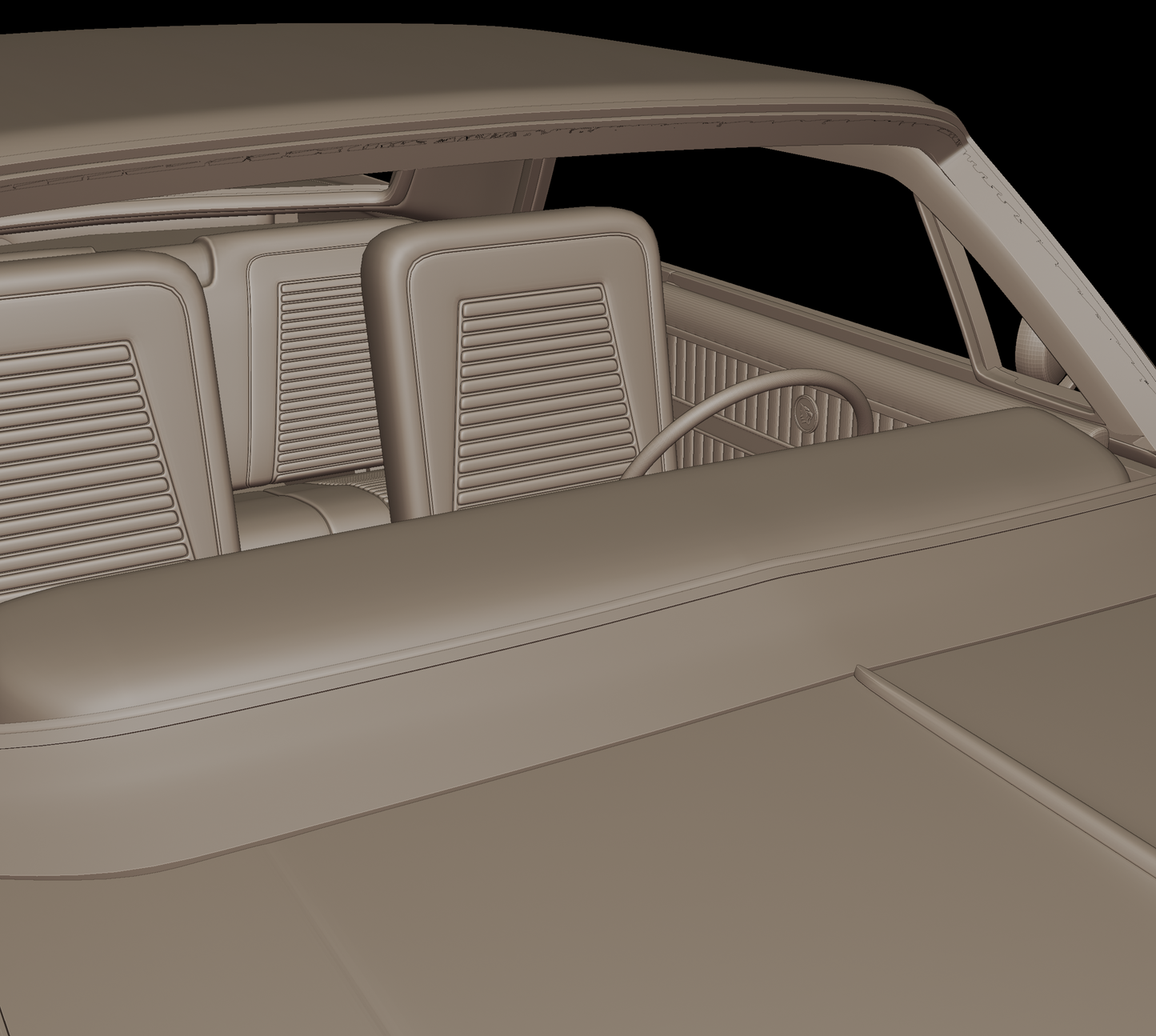STL FILE buick wildcat 1963 3d print model - ARTISTIT