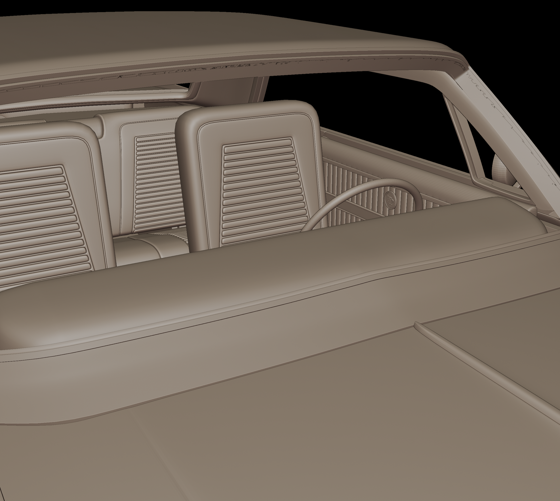 STL FILE buick wildcat 1963 3d print model - ARTISTIT