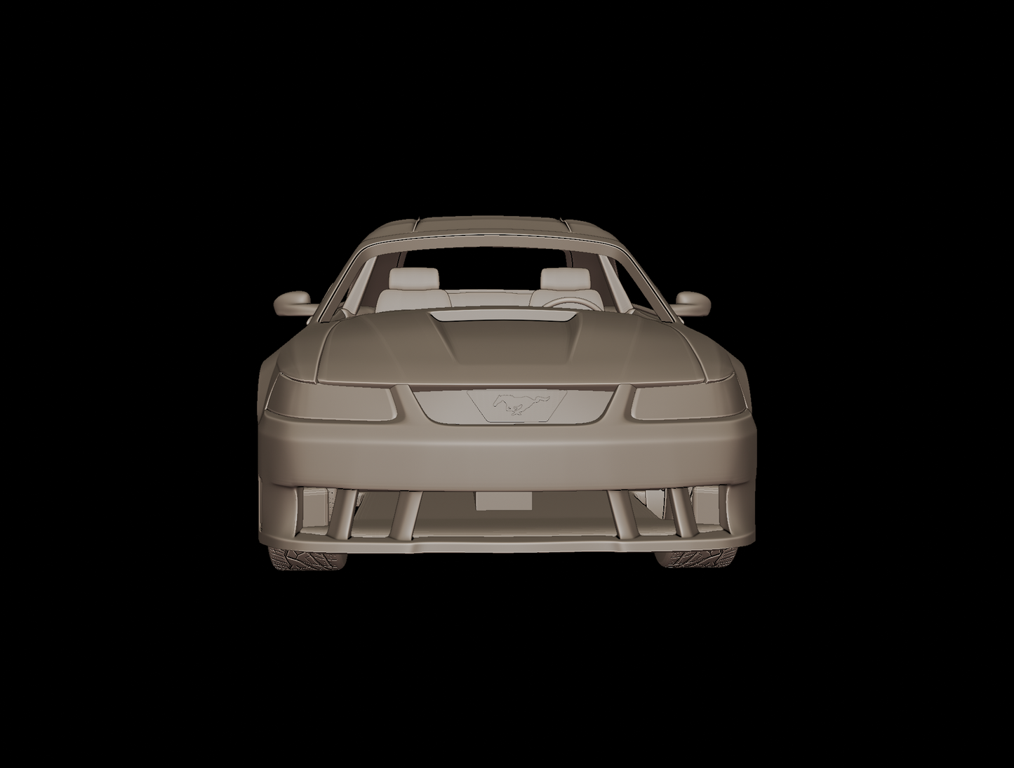 ford mustang saleen 2001 3d print model