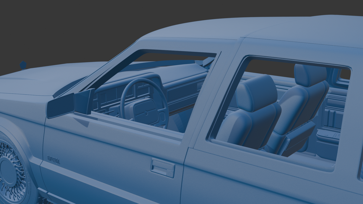 CHRYSLER IMPERIAL 1990 3D PRINT MODEL