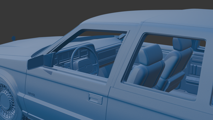 CHRYSLER IMPERIAL 1990 3D PRINT MODEL