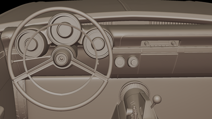 STL FILE Chrysler Turbine 1963 3D PRINT MODEL - ARTISTIT