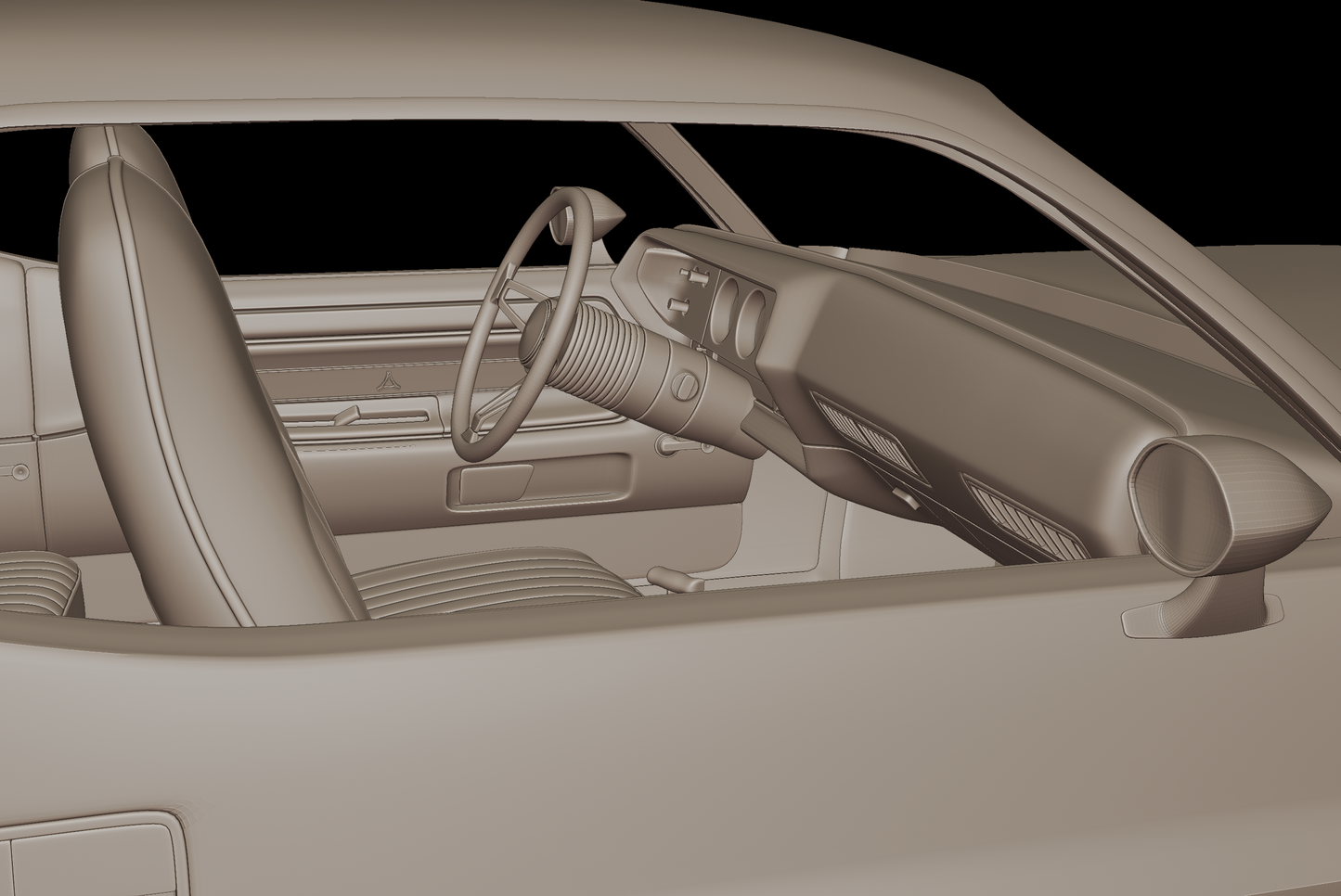 Challenger 440 1973 3D PRINT MODEL
