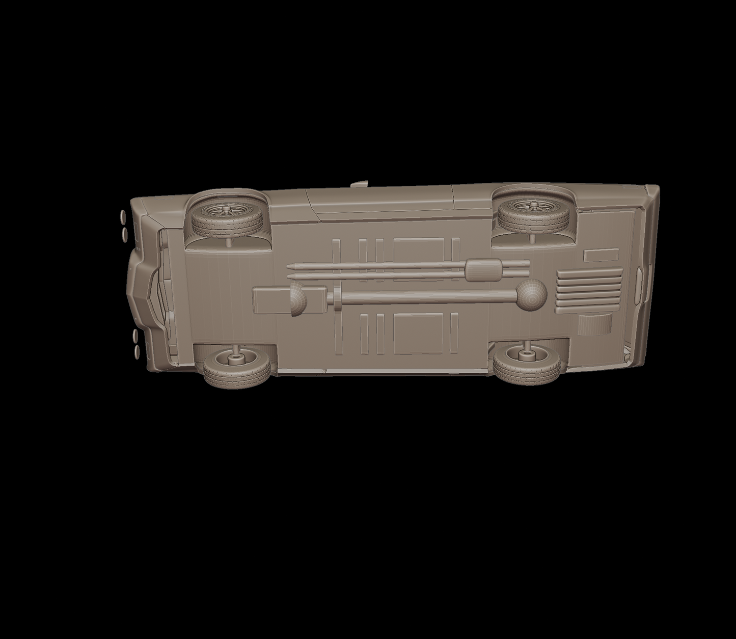 1972 Ford Gran Torino Sport 3D PRINT MODEL