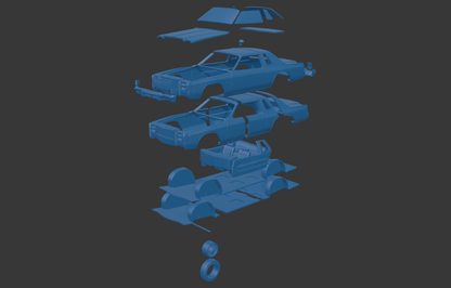 CHRYSLER CORDOBA 1979 3D PRINT MODEL