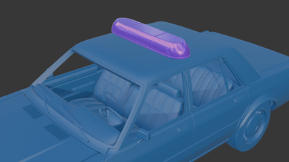 ‏‏Dodge DIPLOMAT TAXI 1980 3D PRINT MODEL