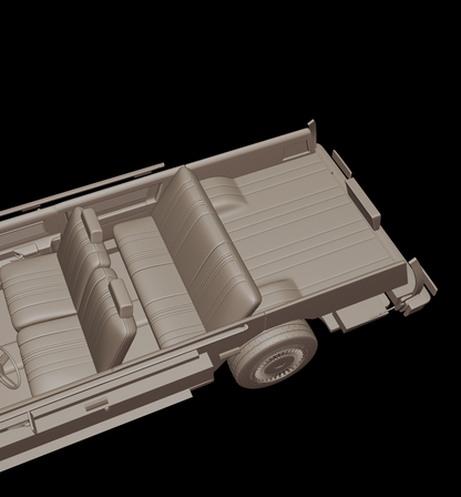 STL FILE chevrolet malibu classic 1980 four doors wagon - ARTISTIT