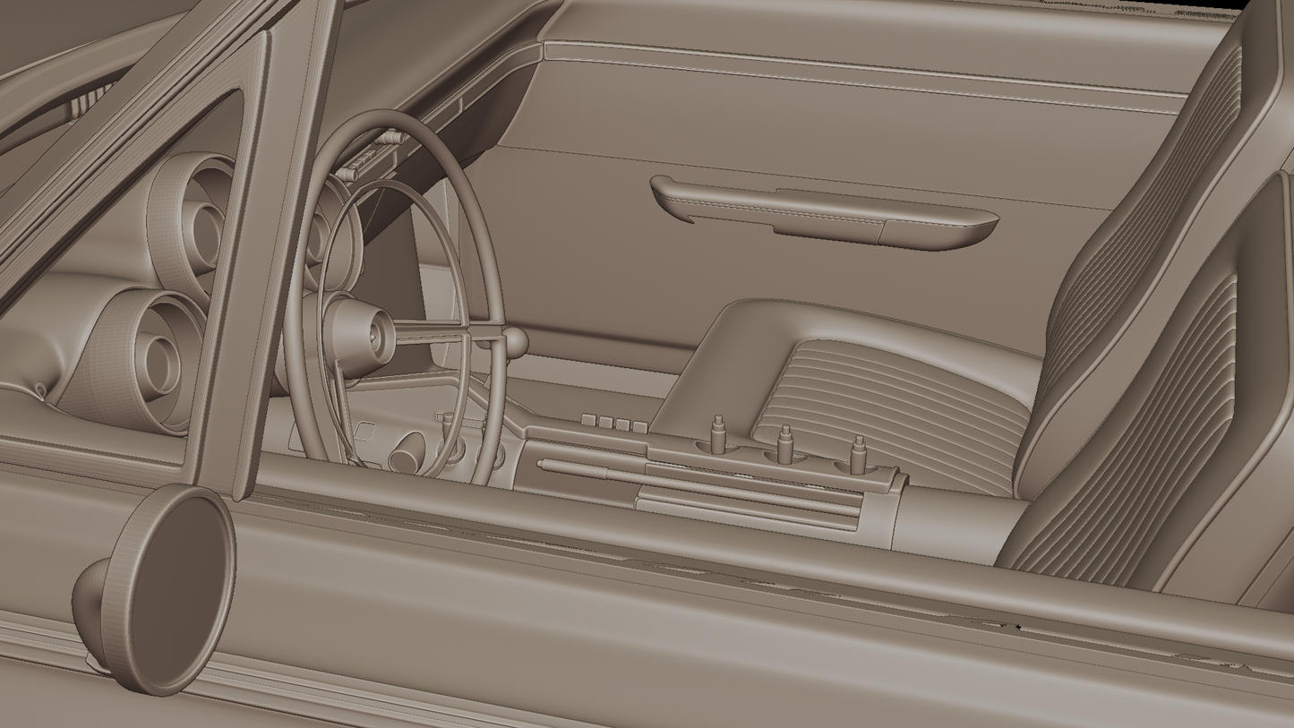 STL FILE Chrysler Turbine 1963 3D PRINT MODEL - ARTISTIT