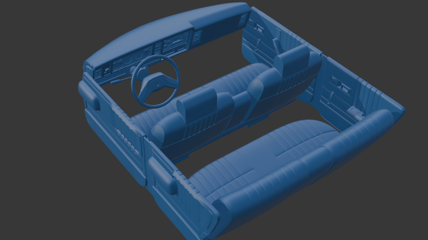 Dodge Aries K 1987 WAGON 3D PRINT MODEL