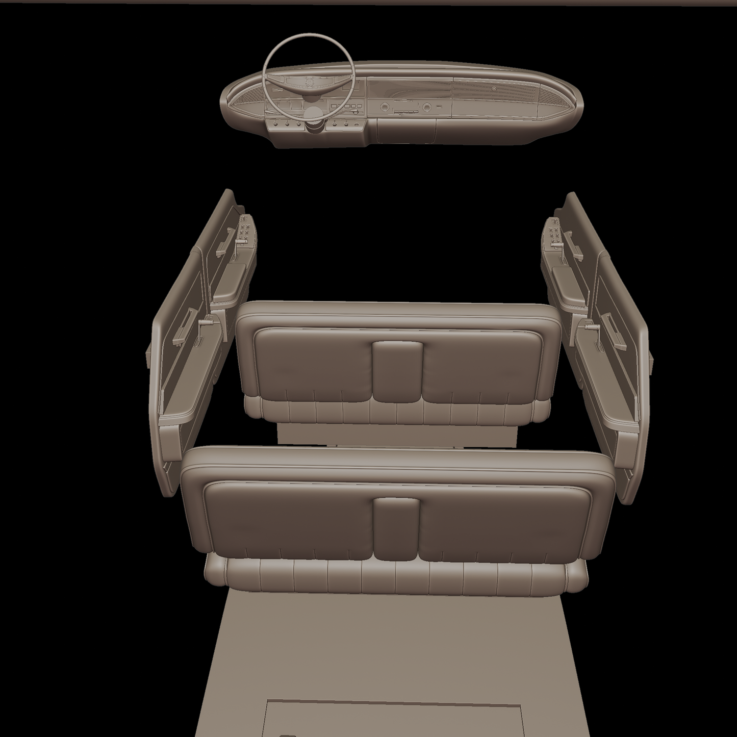 Chrysler Imperial Crown 1965 3D PRINT MODEL