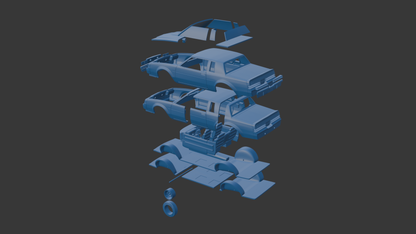 BUICK REGAL GNX 1987 3D PRINT MODEL