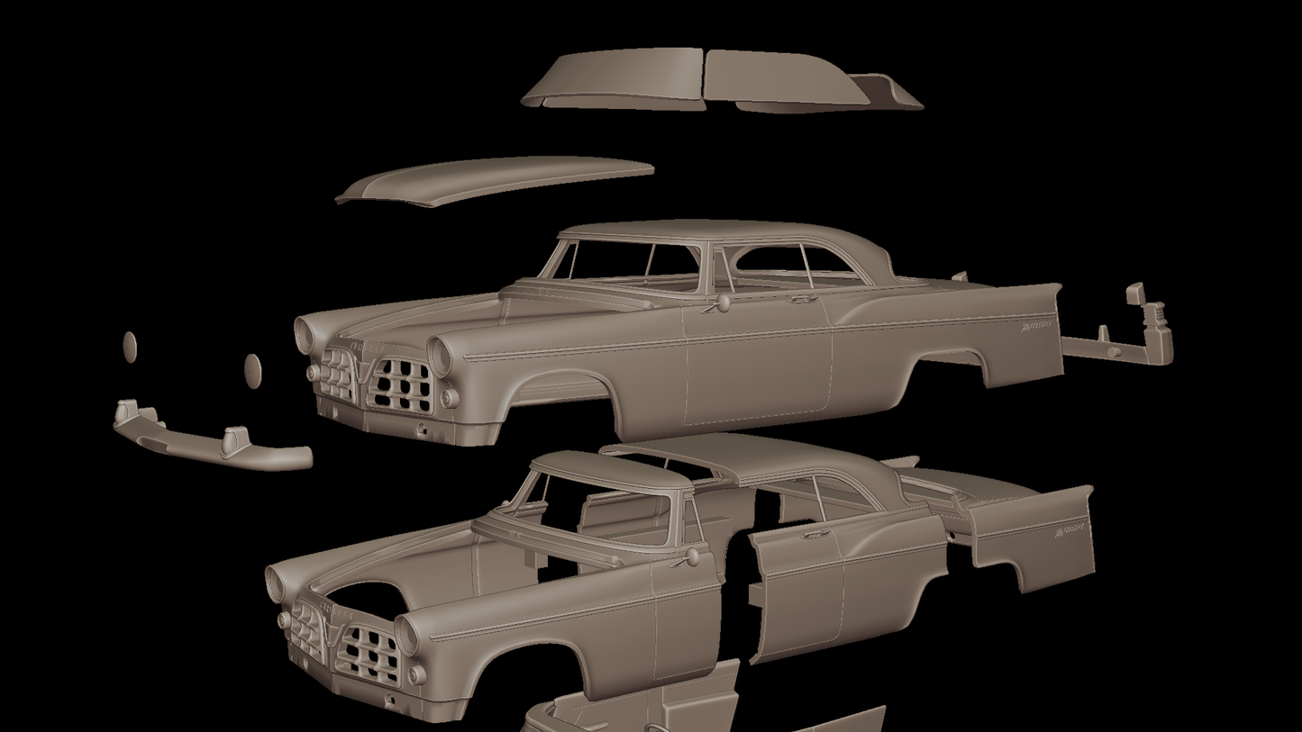 CHRYSLER 300b 1956 3D PRINT MODEL