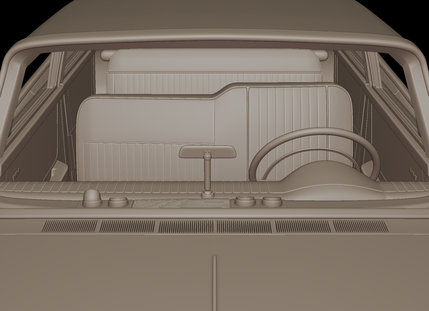 cryslar newport  4 doors 1961 3d print model