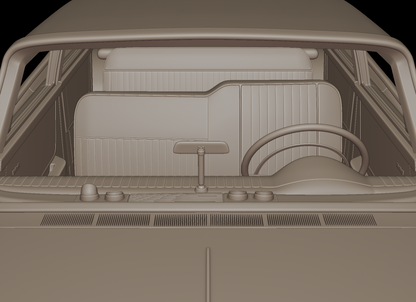 cryslar newport  4 doors 1961 3d print model