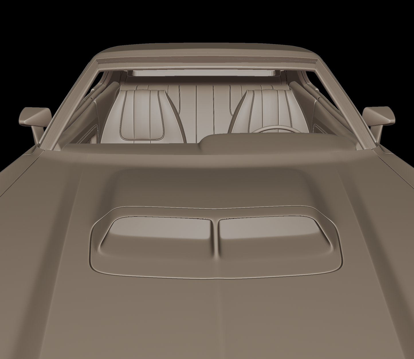1972 Ford Gran Torino Sport 3D PRINT MODEL