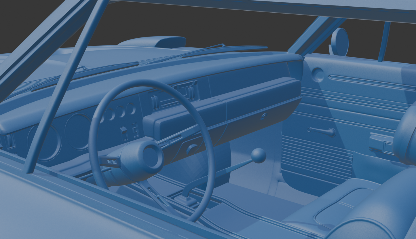 STL FILE Dodge Charger Daytona 1969 3D PRINT MODEL - ARTISTIT