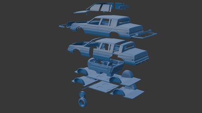 CHRYSLER IMPERIAL 1990 3D PRINT MODEL