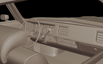Buick GSX 455 stage 1970 3d print model