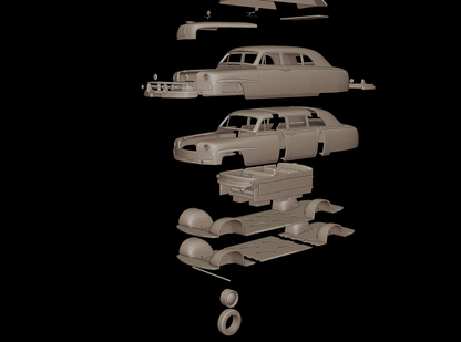 lincoln Cosmopolitan Presidential Limousine 1950  3d print model