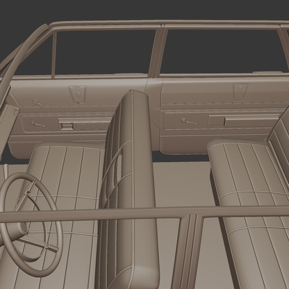Chrysler new yorker 1966 3D PRINT MODEL