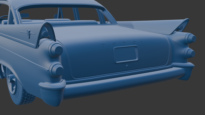 DODGE CORONET LANCER 1957 FOUR DOORS 3D PRINT MODEL