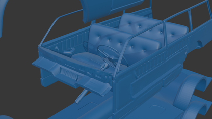 DODGE CORONET 1954  WAGON 3D PRINT MODEL