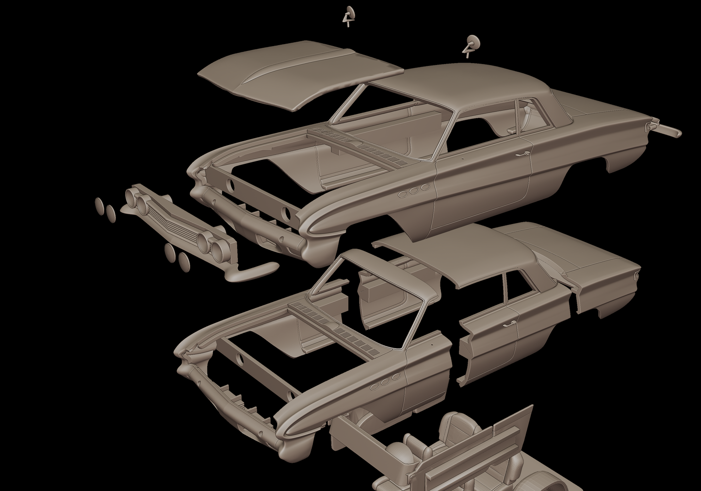Buick Special 1962 Bu’Wicked 3d print model