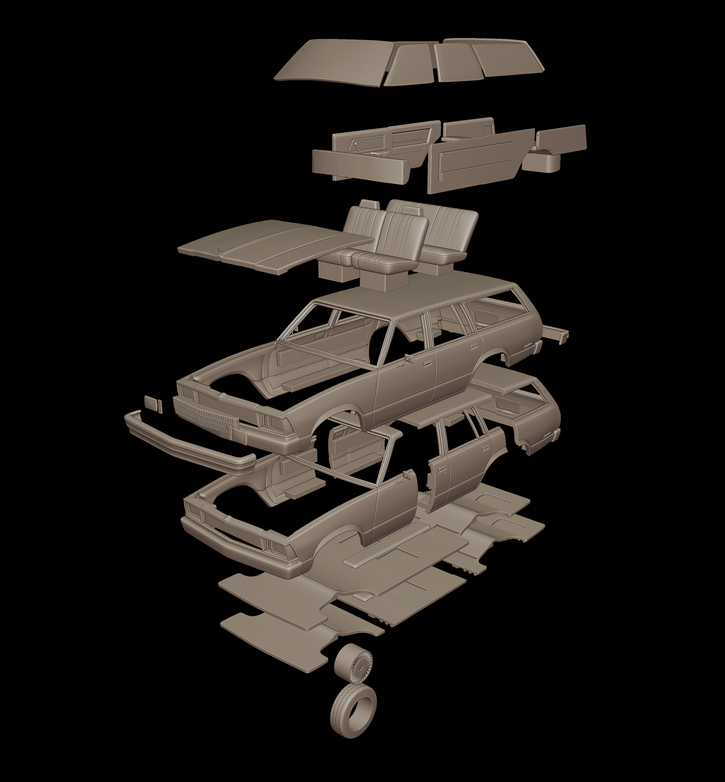 chevrolet malibu classic 1980 four doors wagon