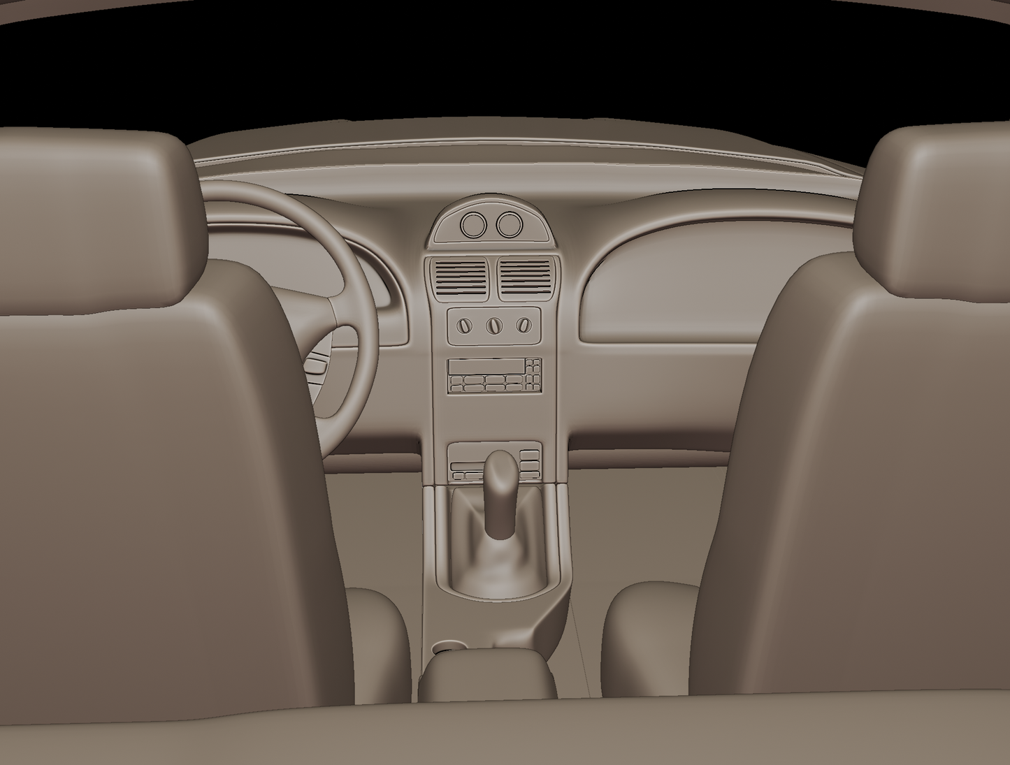 ford mustang saleen 2001 3d print model