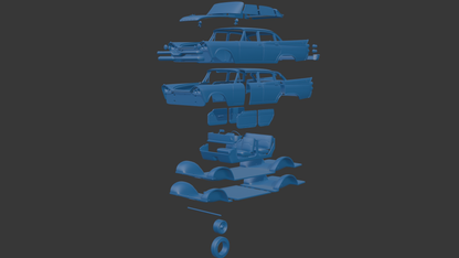 DODGE CORONET LANCER 1957 FOUR DOORS 3D PRINT MODEL