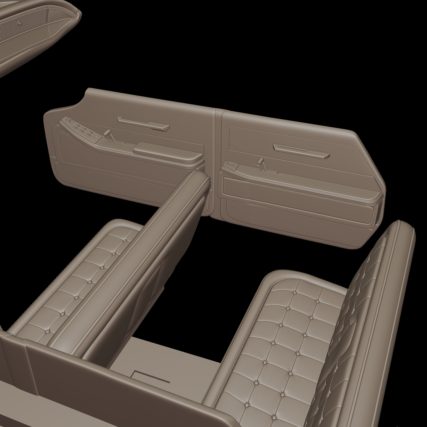 Chrysler Imperial Crown 1965 3D PRINT MODEL