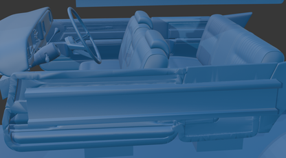DODGE MONACO 1977 TWO-DOOR 3D PRINT MODEL