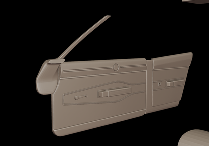 dodge charger 440 R/T 1970 3D PRINT MODEL
