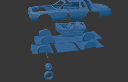 CHRYSLER CORDOBA 1979 3D PRINT MODEL