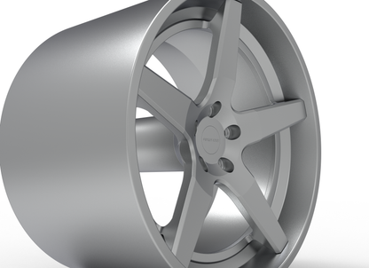 STL FILE FORGELINE AL300 WHEEL 3D MODEL - ARTISTIT