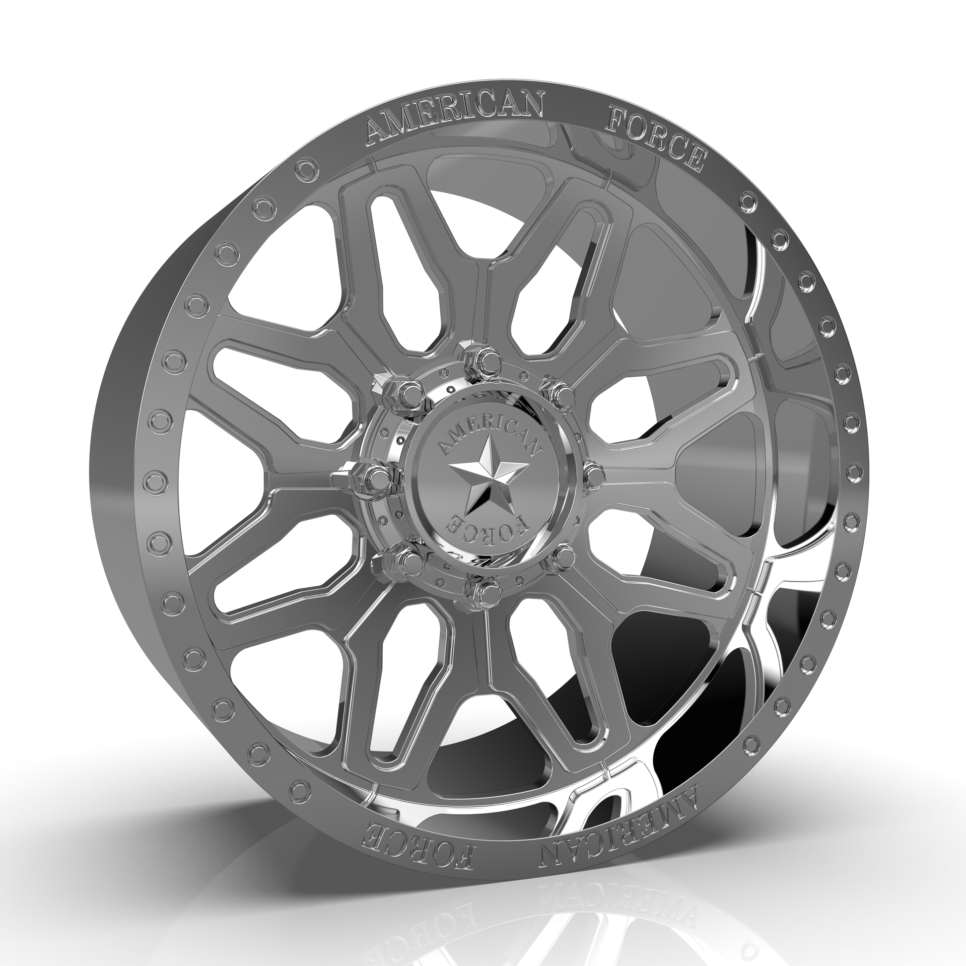 STL FILE AMERICAN RACING CK01 ASSAULT CC WHEEL 3D MODEL - ARTISTIT