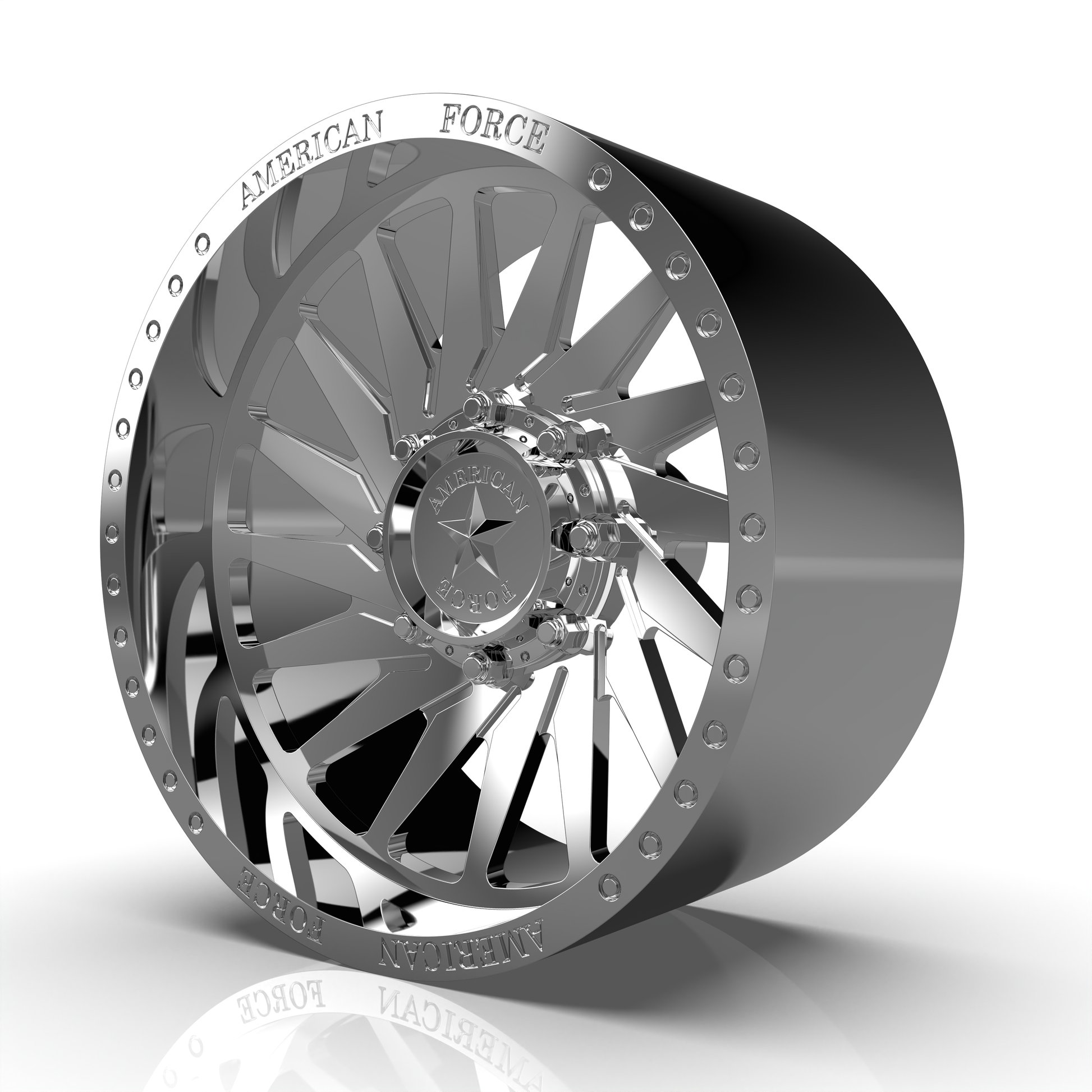 STL FILE AMERICAN RACING CKH01 MORPH CC WHEEL 3D MODEL - ARTISTIT