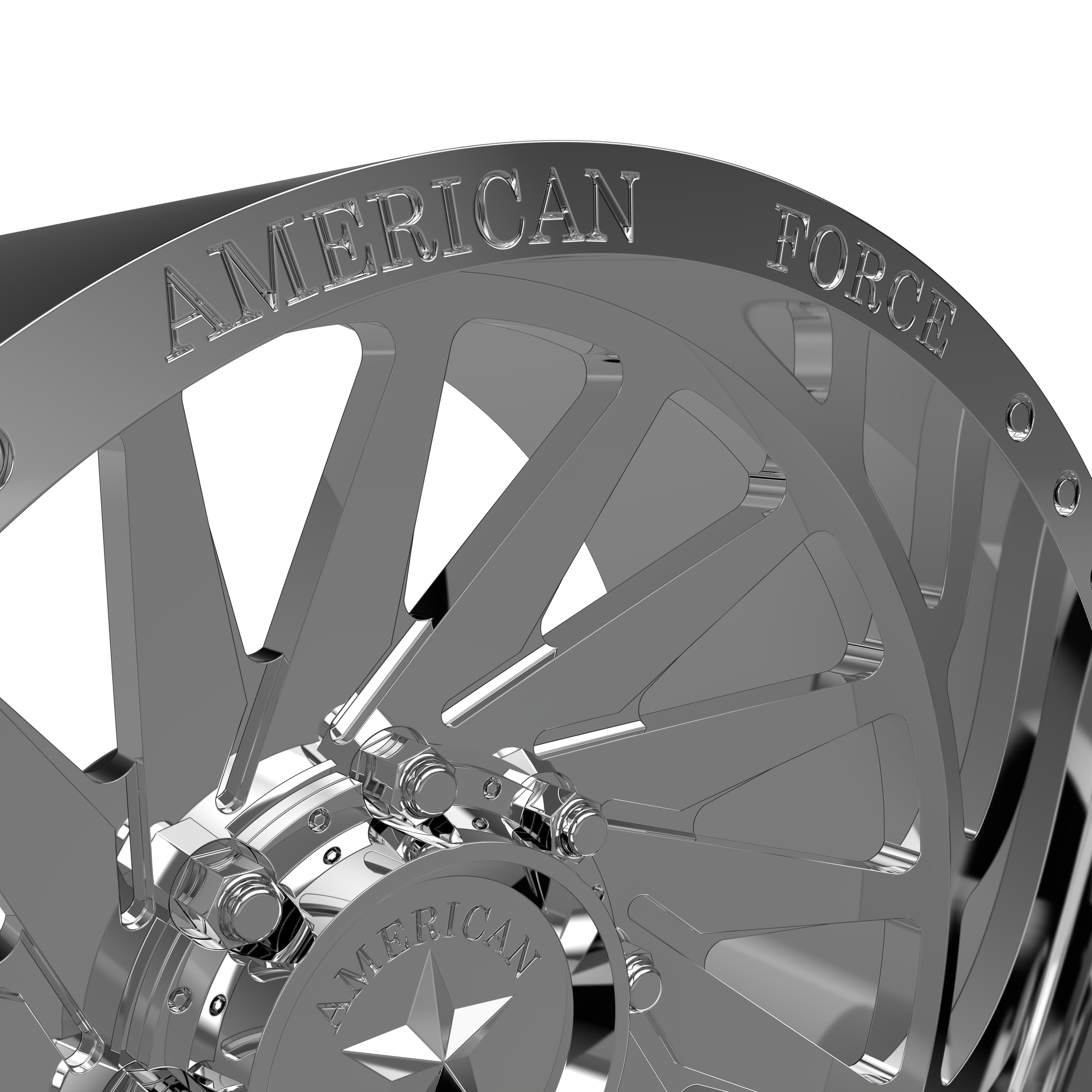 STL FILE AMERICAN RACING CKH01 MORPH CC WHEEL 3D MODEL - ARTISTIT