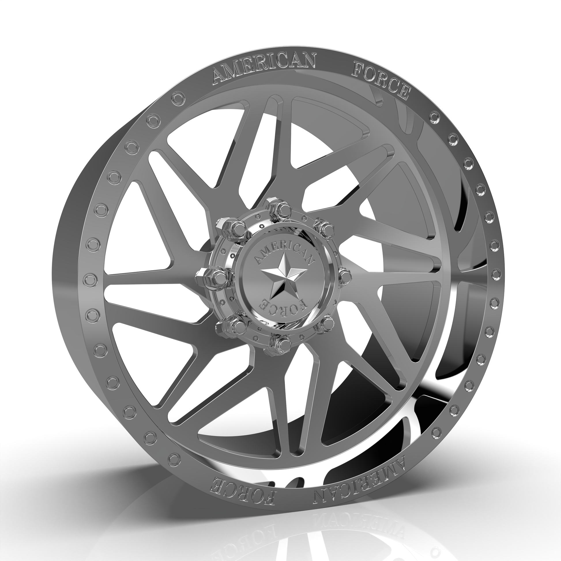 STL FILE AMERICAN RACING CKH02 GENESIS CC WHEEL 3D MODEL - ARTISTIT