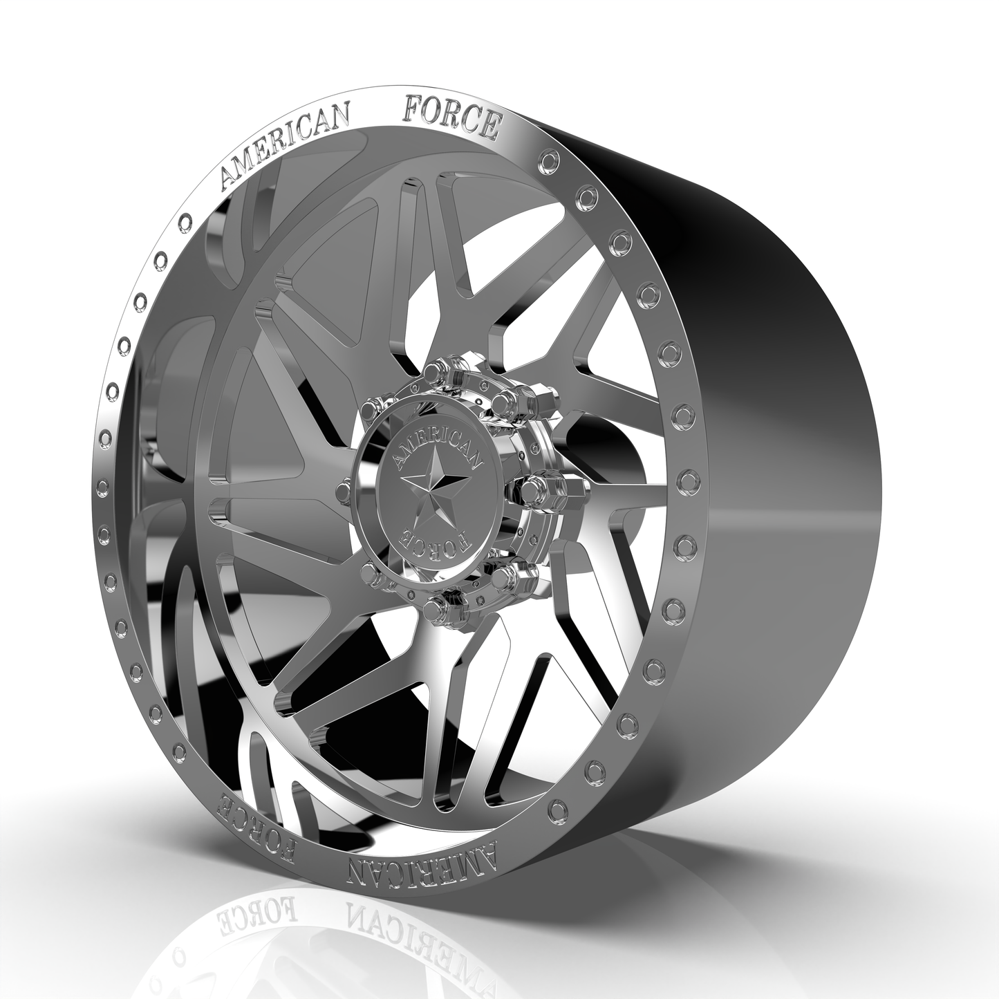 STL FILE AMERICAN RACING CKH02 GENESIS CC WHEEL 3D MODEL - ARTISTIT