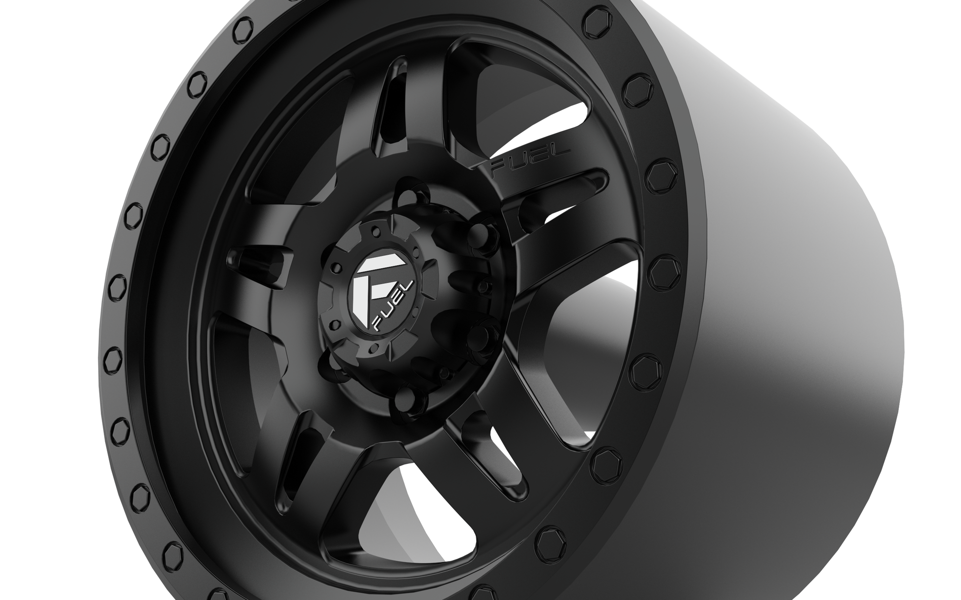 STL FILE FUEL OFF-ROAD ANZA WHEEL 3D PRINT MODEL - ARTISTIT