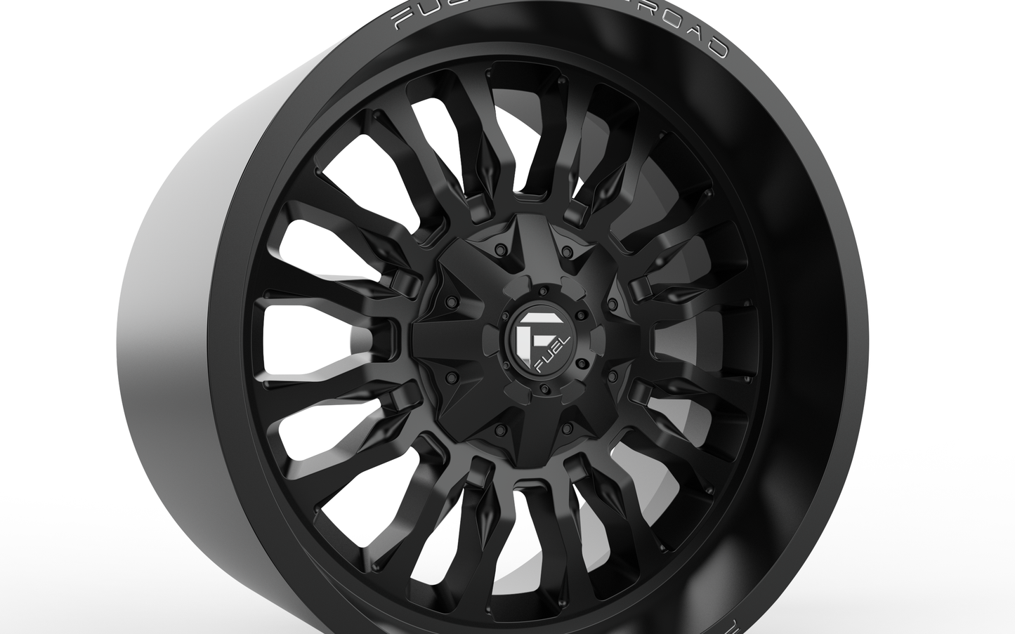 STL FILE FUEL OFF-ROAD ARC WHEEL 3D PRINT MODEL - ARTISTIT