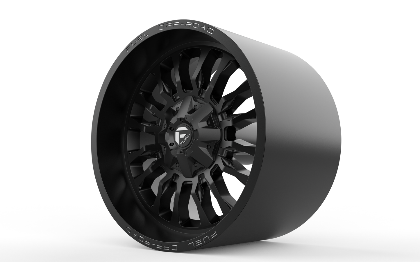 STL FILE FUEL OFF-ROAD ARC WHEEL 3D PRINT MODEL - ARTISTIT
