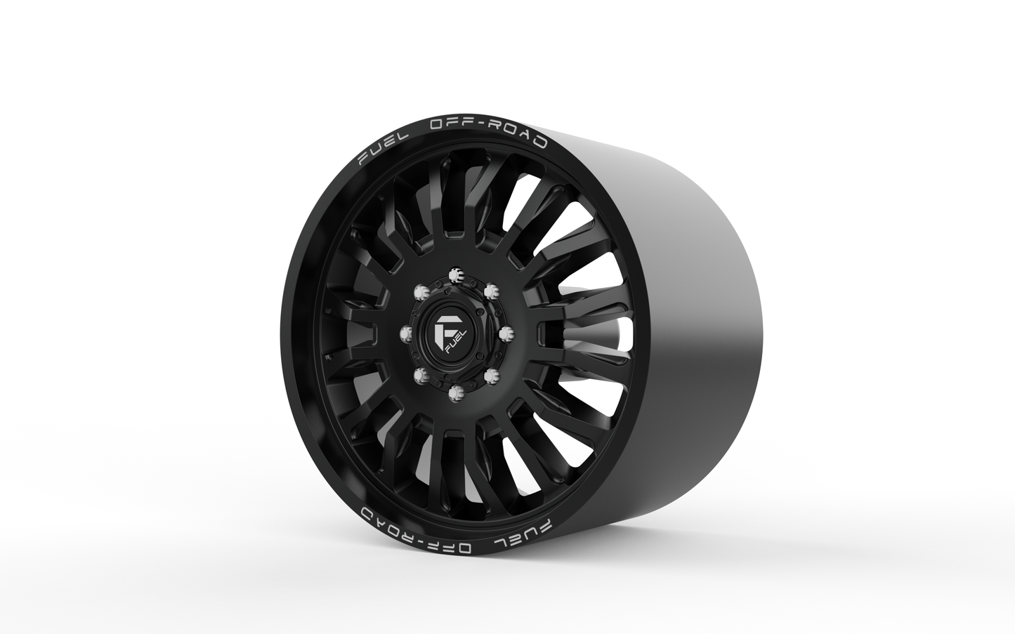 STL FILE FUEL OFF-ROAD ARC DUALLY WHEEL 3D PRINT MODEL - ARTISTIT